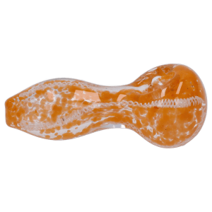 DHC 3-inch Glass Fumed Swirl Hand Pipe - Brown