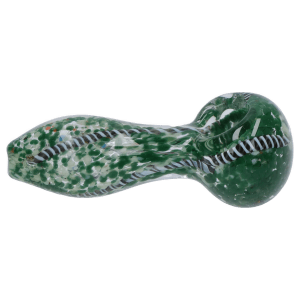 DHC 3-inch Glass Fumed Swirl Hand Pipe - Green