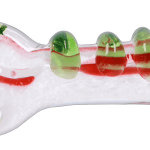 DHC 3-inch Glass with Drips Hand Pipe - White