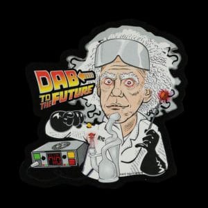 Dab to the Future Sticker