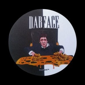 DabPadz ""Dabface"" Round Dab Mat