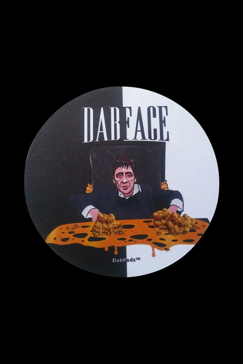 DabPadz ""Dabface"" Round Dab Mat