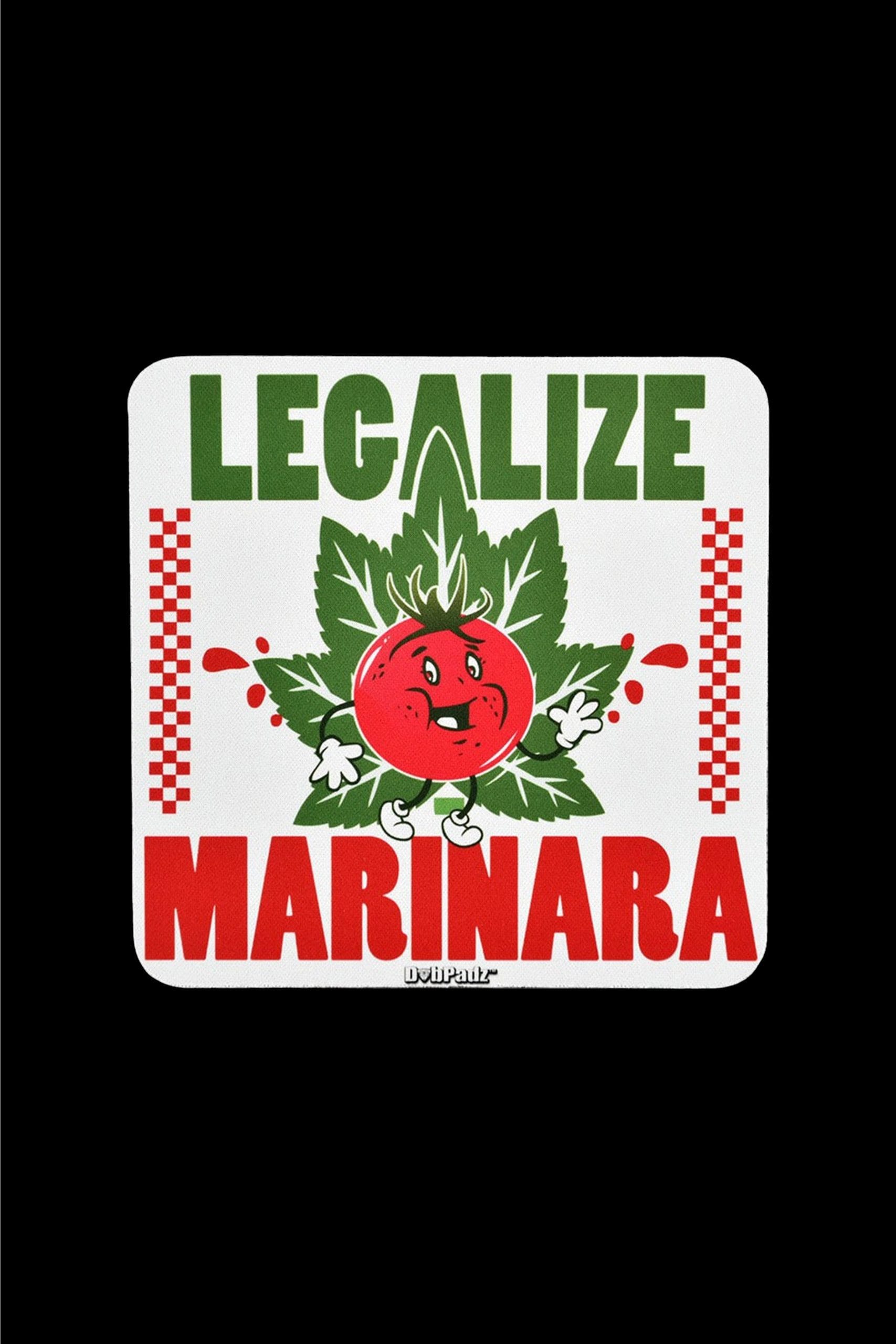DabPadz Fabric Top Square Dab Mat - Marinara