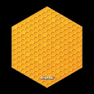 DabPadz ""Honeycomb Hex"" Die Cut Dab Mat