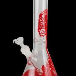 Decal Water Pipe Beaker Bong - Tree of Life