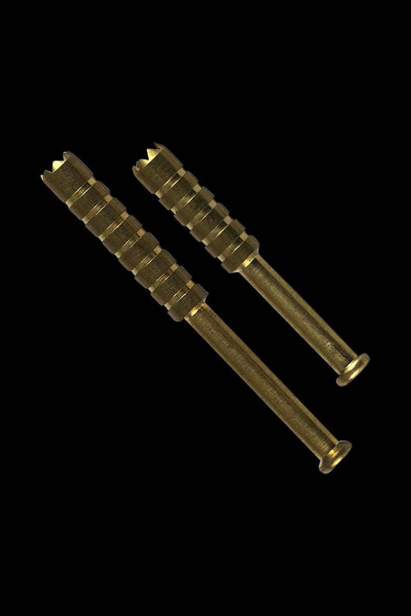 Digger One Hitter Pipe - Brass Bat