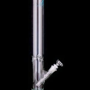 Envy Glass Straight Tube Bong with Colored Accents