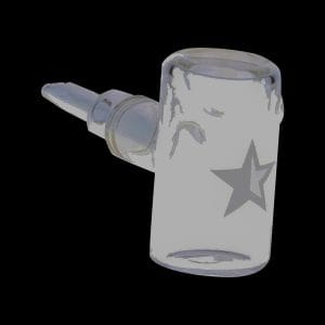 Famous X-Chrome Fumed Large Sherlock Pipe - Gray