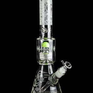 Foyo Sandblasted Matrix Perc Beaker Bong