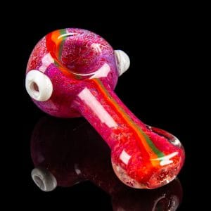 Frit Hand Pipe with Stripes