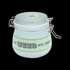 Fujima Frosted Glass Storage Jar