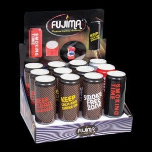 Fujima LED Can Ashtray -12 Pack