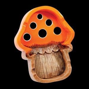 Fujima Polyresin Mushroom Ashtray - 8 Pack