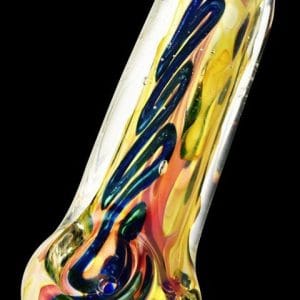 Fumed Glass Spoon Pipe