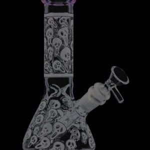 Ghost Face Mini Beaker Ice Bong