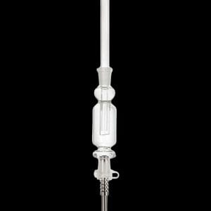 Glass Dab Straw Set With Dish