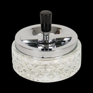 Glass Spinning Ashtray