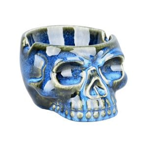Glazed Skull Ashtray - 4.75""