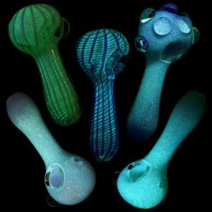 Glow in the Dark Spoon Pipe - 10 Pack
