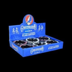 Grateful Dead x Pulsar Licensed Glass Ashtrays - 6ct Display