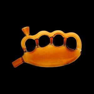HB King Brass Knuckle Hand Pipe