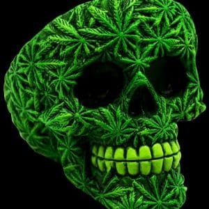 Hemphead Skull Ashtray