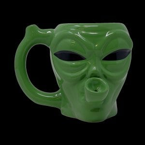 High Point Ceramic Alien Mug Pipe