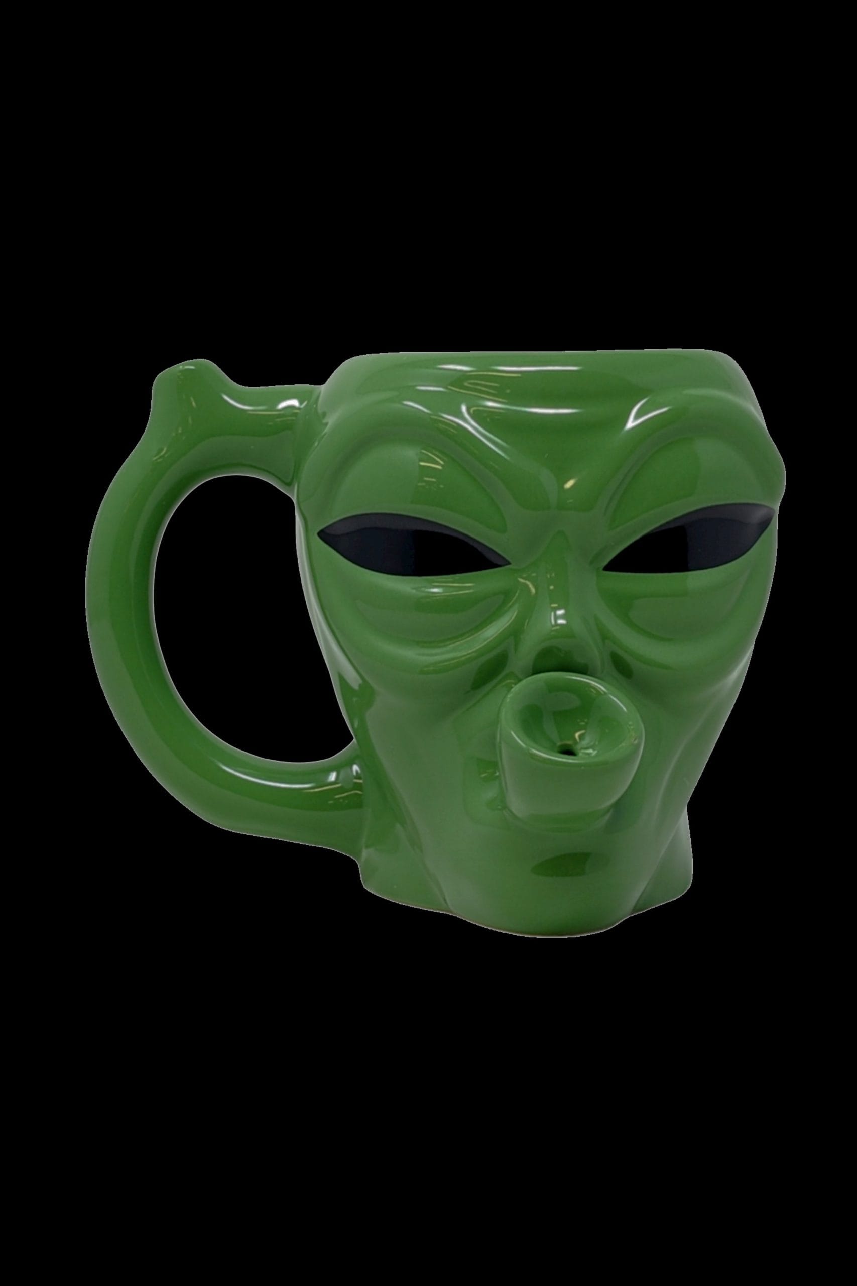 High Point Ceramic Alien Mug Pipe