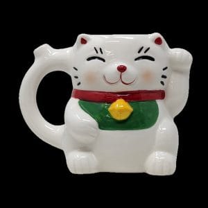 High Point Ceramic Lucky Cat Mug Pipe