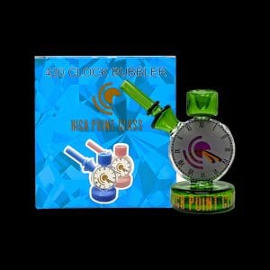 High Point Glass 420 Clock Water Pipe