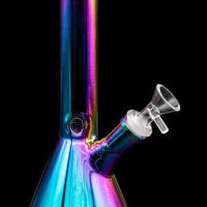 Iridescent Color Shift Beaker Bong