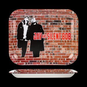 Jay and Silent Bob Large Rolling Tray - Brick Wall