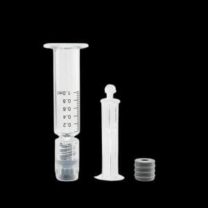 Loud Lock 1ml Glass Syringe with Scale Markings 100ct