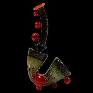 MK100 Glass Saxophone Sherlock Pipe