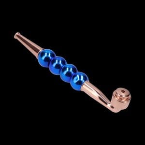Metal Hand Pipe with Curvy Mid-Section