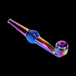 Metal Hand Pipe with Grip Friendly Mid-Section