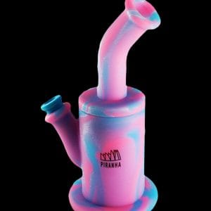 Piranha Silicone 9"" Fat Can Dab Rig - Assorted Colors