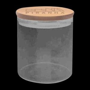 Piranha Storage Jar with Bamboo Lid