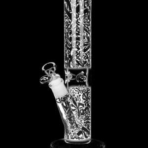 Pulsar Logo Camo Design Series Straight Tube Water Pipe
