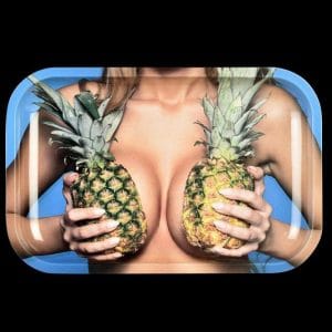 Pulsar Metal Rolling Tray Pineapples