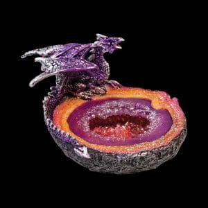 Purple Dragon Geode Ashtray