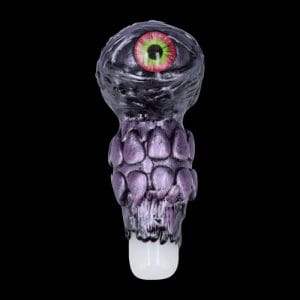 Purple Dragons Eye Glass Spoon Pipe