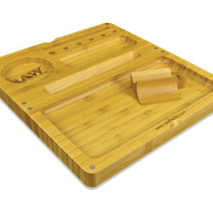 RAW Back Flip Bamboo Rolling Tray