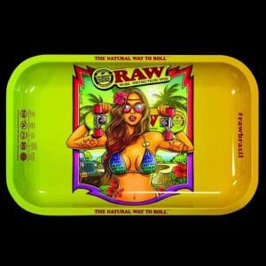 RAW Rolling Tray - Brazil Girl