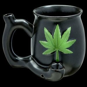 Roast & Toast Premium Ceramic Embossed Leaf Pipe Mug
