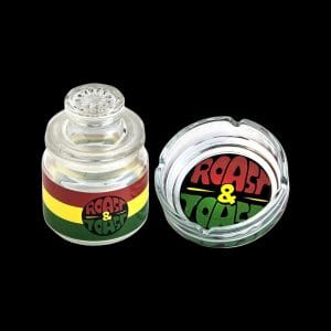 Roast & Toast Vintage Ashtray Set w/ Stash Jar