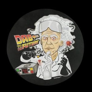 Round Dab Mat - Dab to the Future
