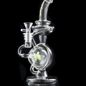 Sesh Supply ""Prometheus"" Spinning Windmill Perc Hemisphere Recycler Bong