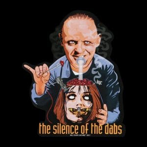 Silence of the Dabs Sticker