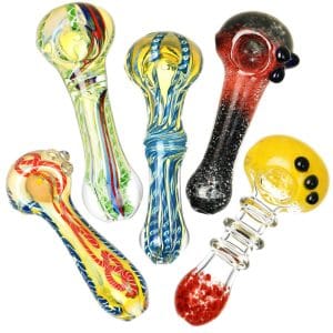 Simple Worked Spoon Pipe - 20 Pack